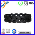 Fashion Friendship Charm Stainless Steel Rubber Silicone Power Slap Bracelets Making for Men